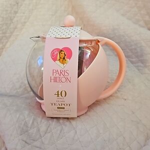 Paris Hilton Glass Teapot
